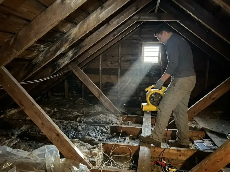 attic-water-damage-drying-proc-007 — frequently asked questions, Emergency Water Extraction & 24/7 Flood Response in Hazel P…